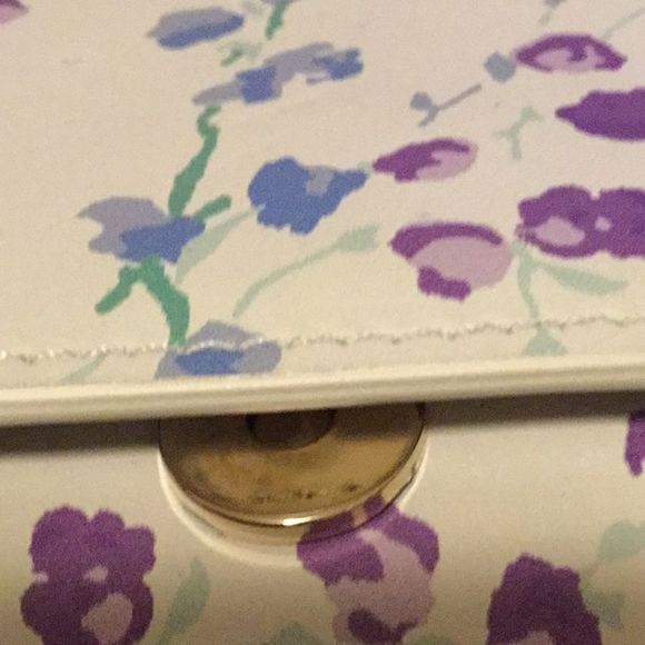 Authentic Max Mara Floral Print Leather Bag-Clutch - Picture 7 of 8